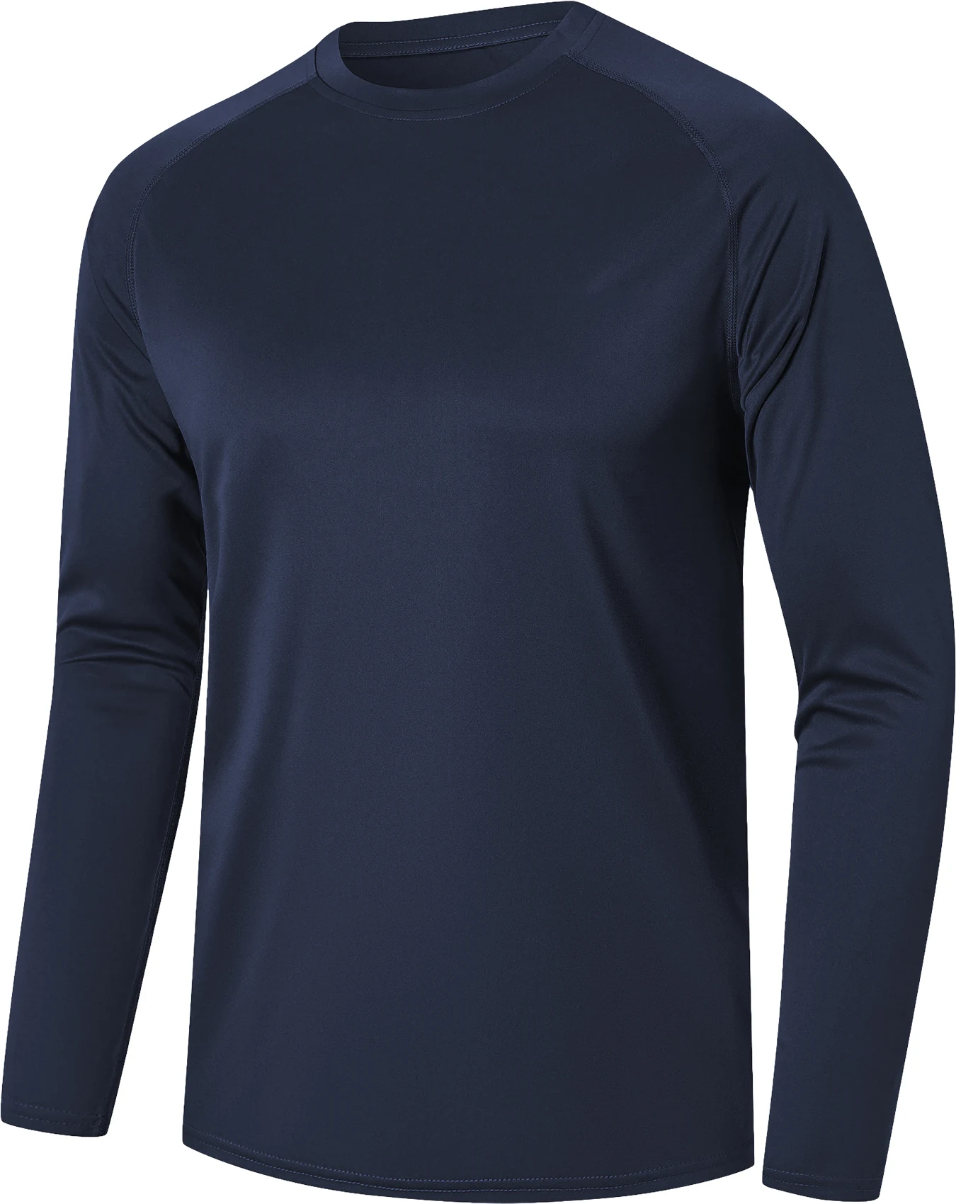 

Men's Lightweight Quick Dry Long Sleeve Base Shirt Autumn Sports Top Loose Fit Inner T-Shirt