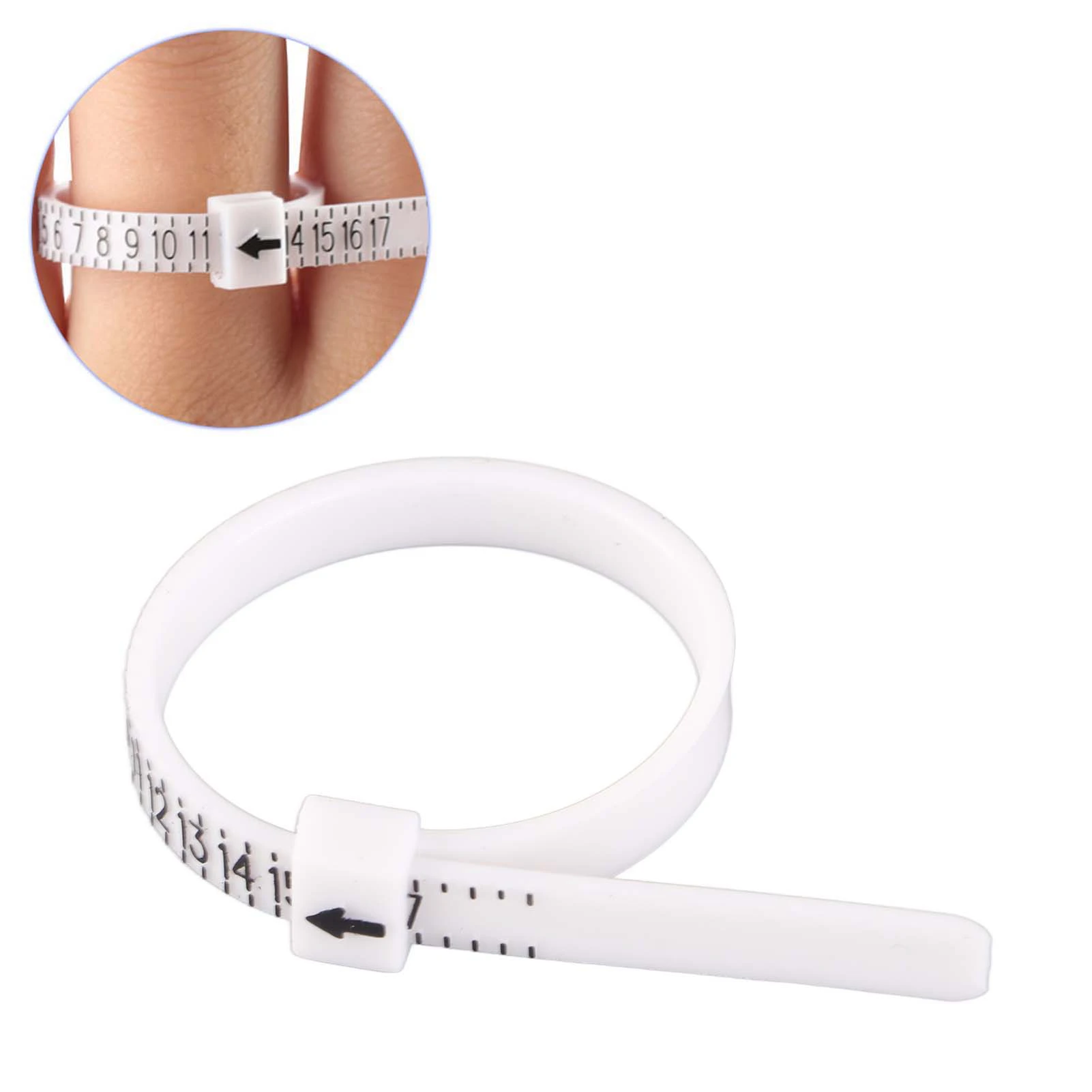 New US  Sizer Measure Finger Gauge Scale Measure Tool Finger Stick Wedding  Tester Finger Measure Tool  Sizer Scale