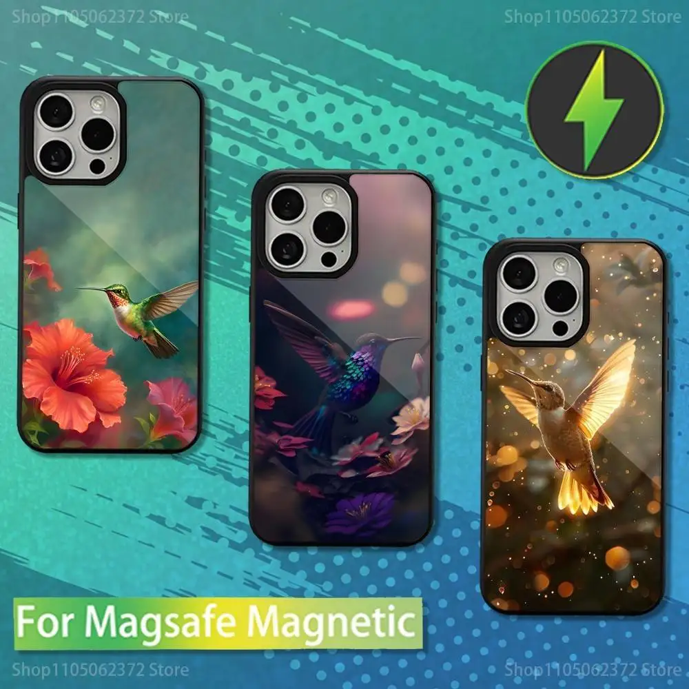 

Animals Hummingbird Cute Phone Case For iPhone 16,17,15,14,13,12,11,Pro,Max,Plus,Mini,Magsafe,Magnetic Wireless Charging Case
