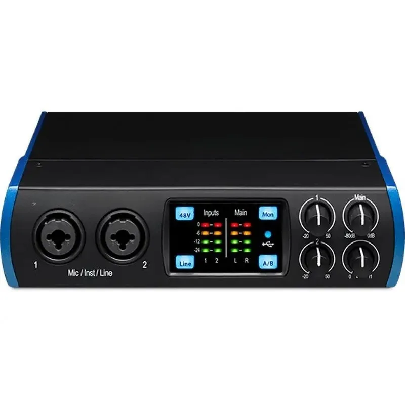 USB-C Audio Interface with 2 Balanced ¼-inch TRS Line Outputs for Monitor Mixing Studio 26c