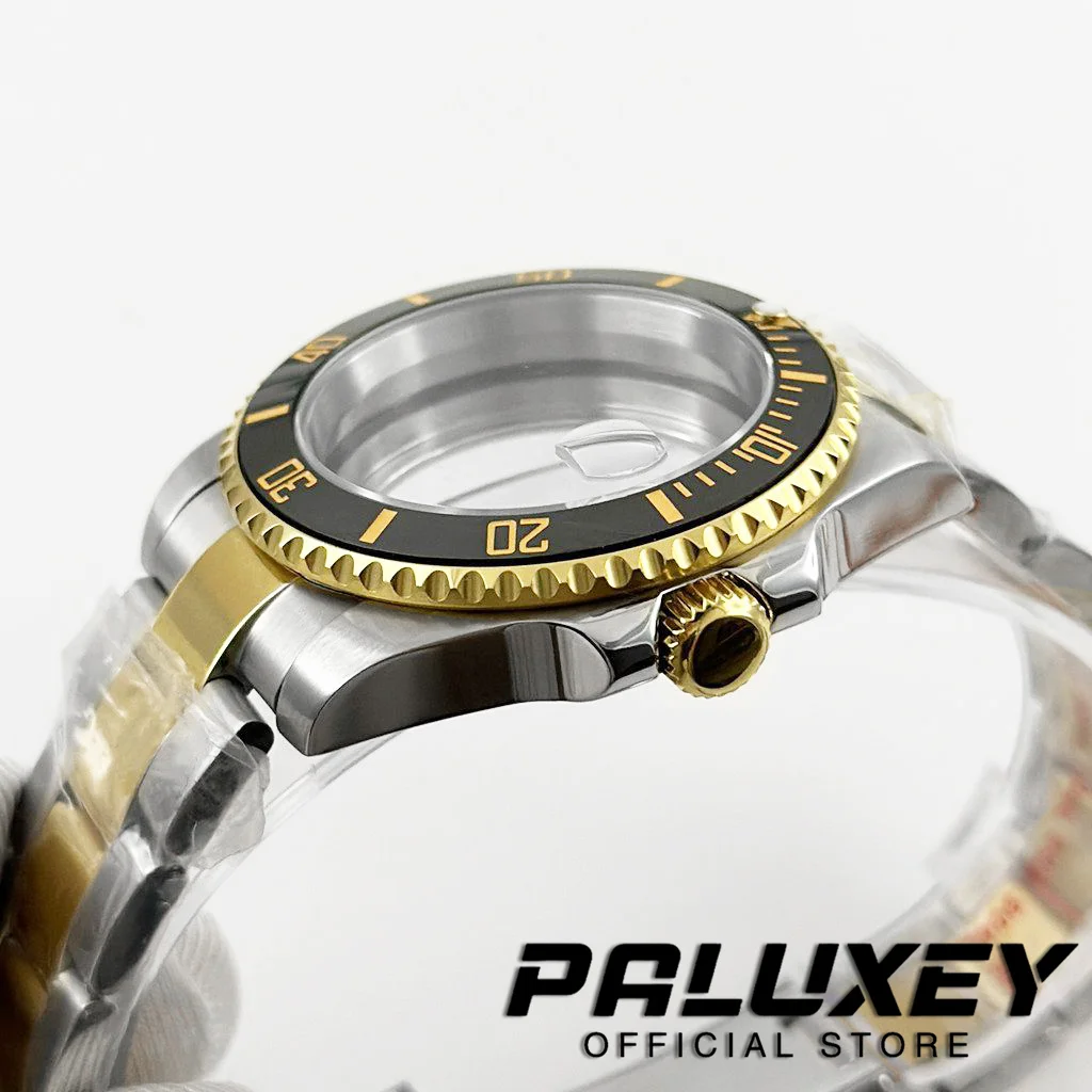 Diver NH35 40mm Waterproof Ceramic Bezel For NH34 NH35 NH36 NH38 NH70 ETA2824 Movement Sapphire Glass Watch Case 28.5mm Dial