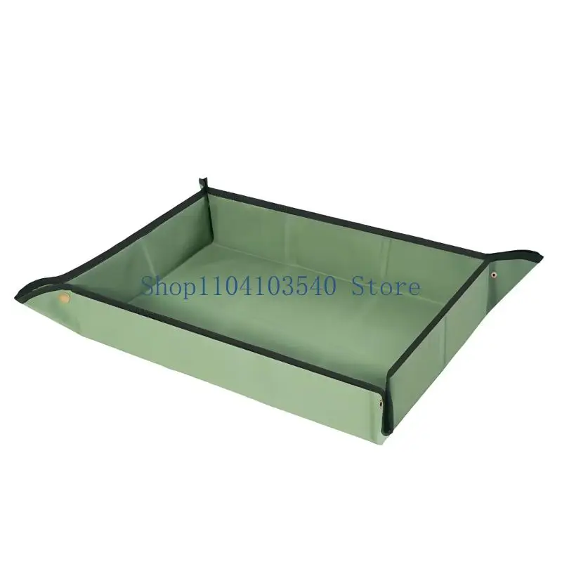 02DC 130x80x10cm Oxford Fabric Repotting Mat for Cleaner Soil Mixing During Home Use