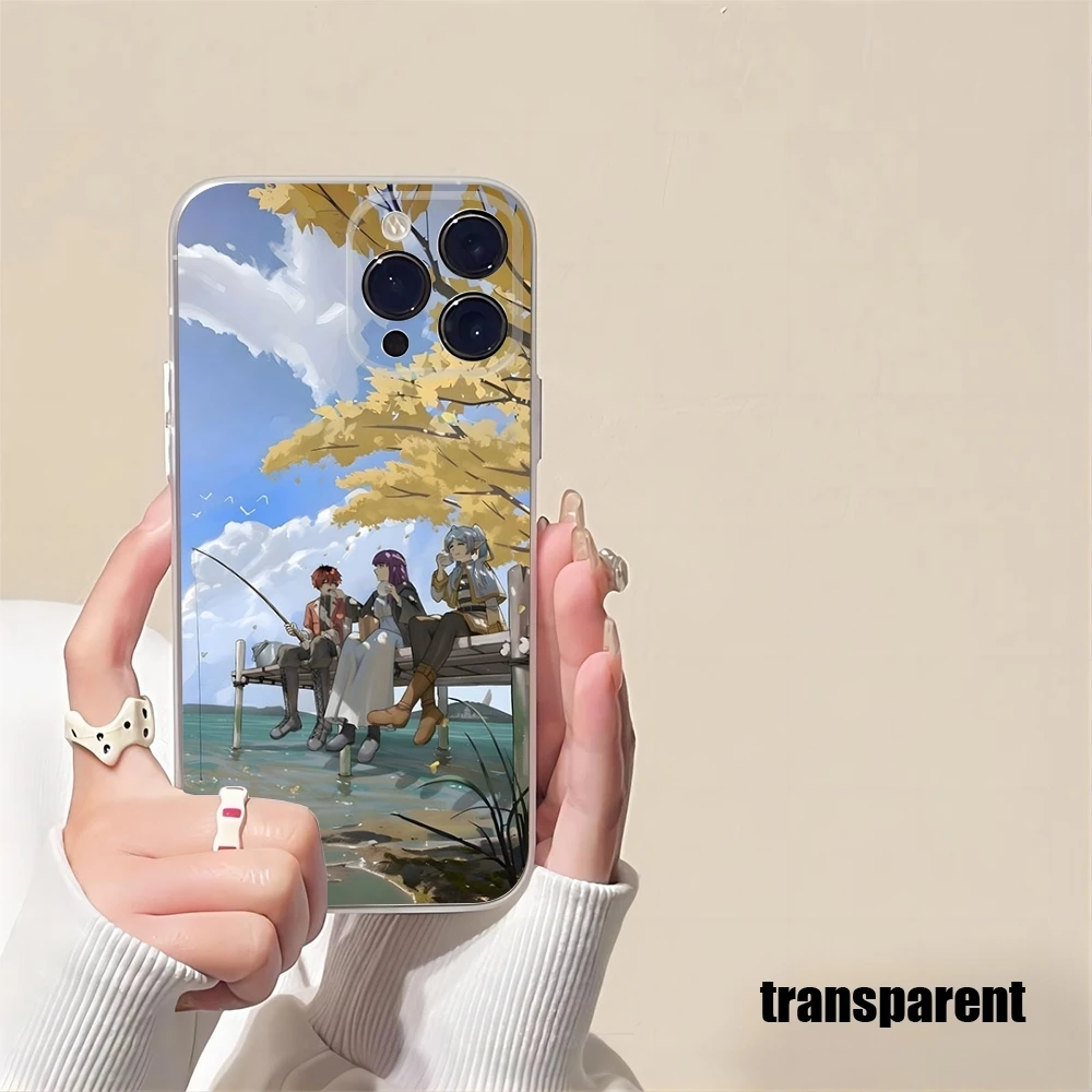 Amine Frieren 4 Fern Stark Phone Case New Suitable For 18-28 Years Old 2024 For IPhone 16 15 14 12 13 11 Pro Max Mini X XR XS Ma