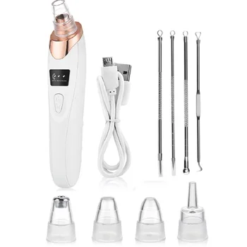 Rechargeable Portable Blackhead Remover Face Vacuum Nose Pore Cleaner Extractor Skin Care…