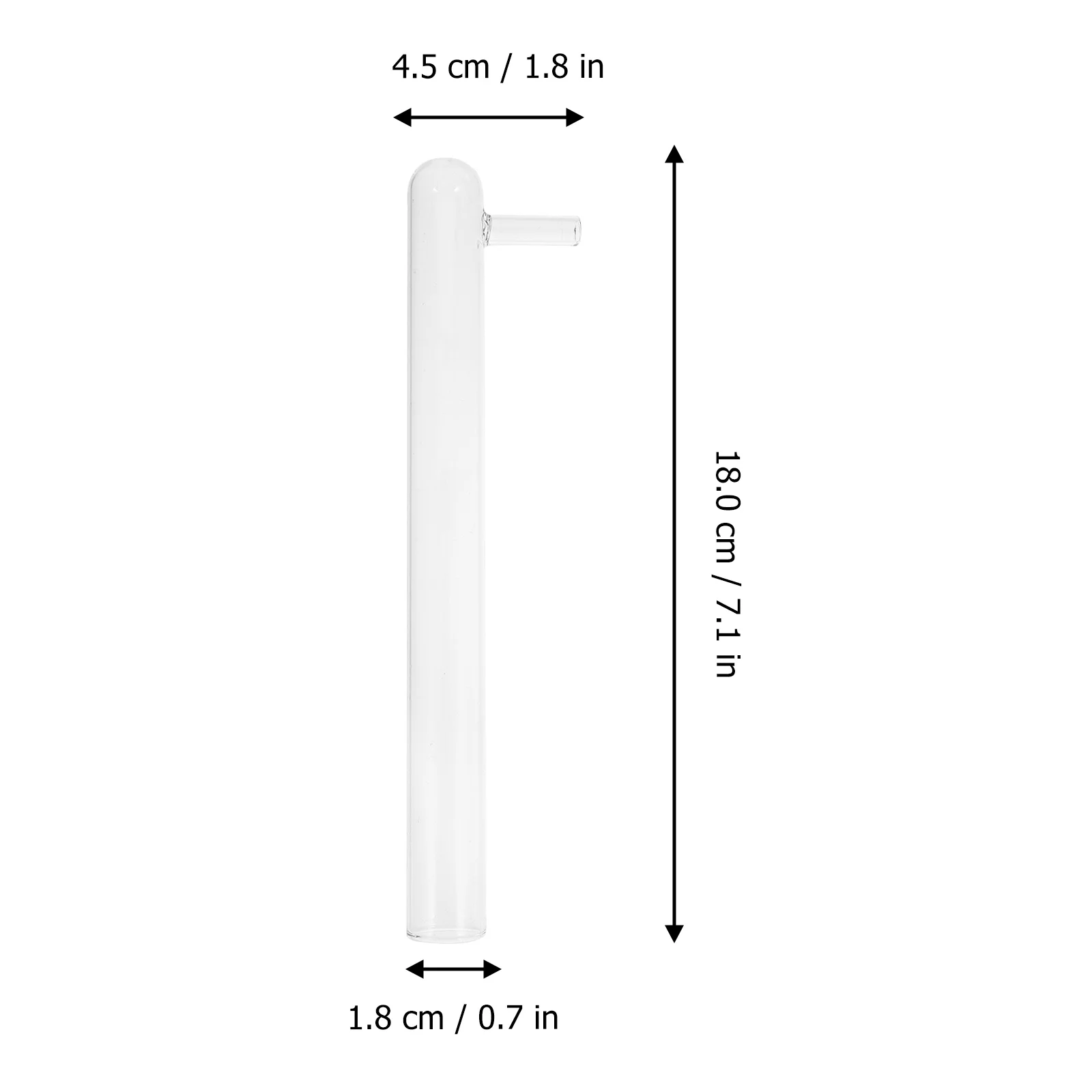

5Pcs High Temp Resistant Test Tube Ants Breeding Glass Tube Clear Borosilicate Precision Production Stable Characteristics