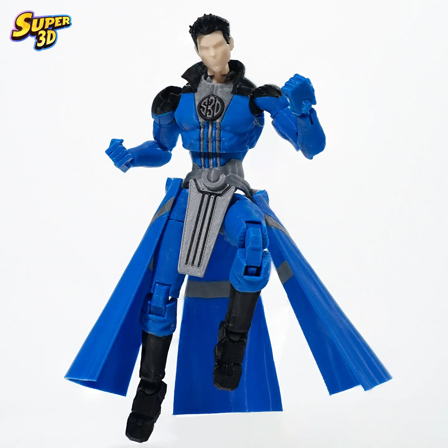 Super 3D 3D-Gedruckter Unbesiegbarer Junge Dark Emperor Mark S3D Mark T13 Mehrteilige Verformbare Actionfigur Spielzeug
