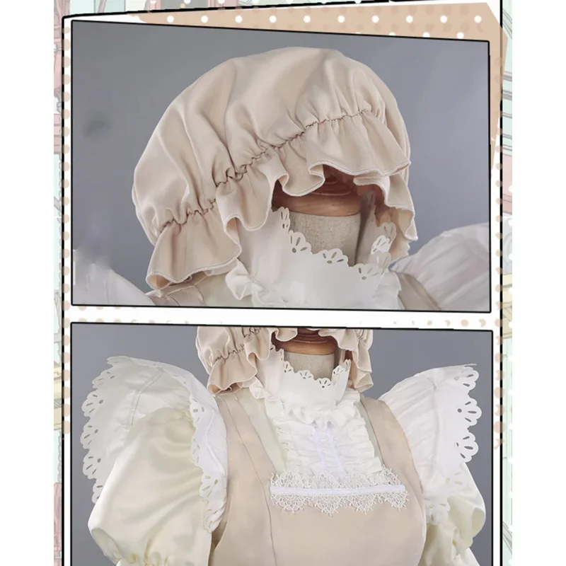 Anime vestido Lolita fantasia, traje de empregada quente, células Hataraku Saibou no trabalho celular macrófagos vestido de cosplay para mulheres, Halloween