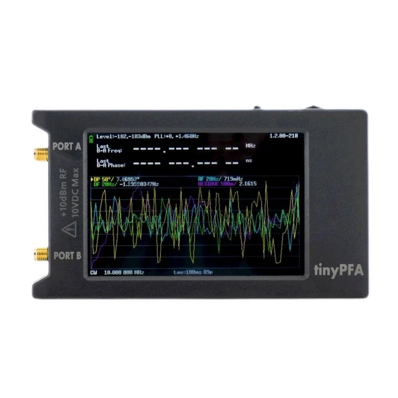 4 inch Touch Screen Portable TinyPFA Phase Frequency Analyzer 1M -300MHz NanoVNA-H4 10KHz-1.5GHz Vector Network Analyzer NanoVNA