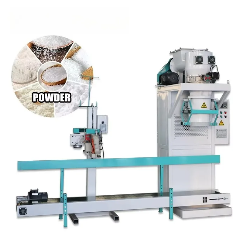 Máquina Empacadora de Harina de Maíz en Polvo de 5 kg, 15 kg y 25 kg, de Alta Precisión y Ahorro de Energía para la Industria Alimentaria y Agrícola