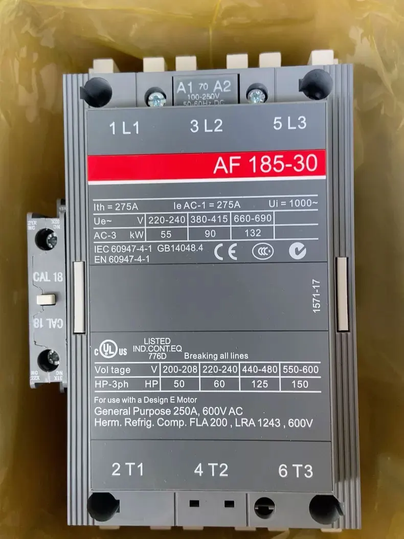 Brand New original ABB AF185-30-11 Contactor 100-250V One-year warranty