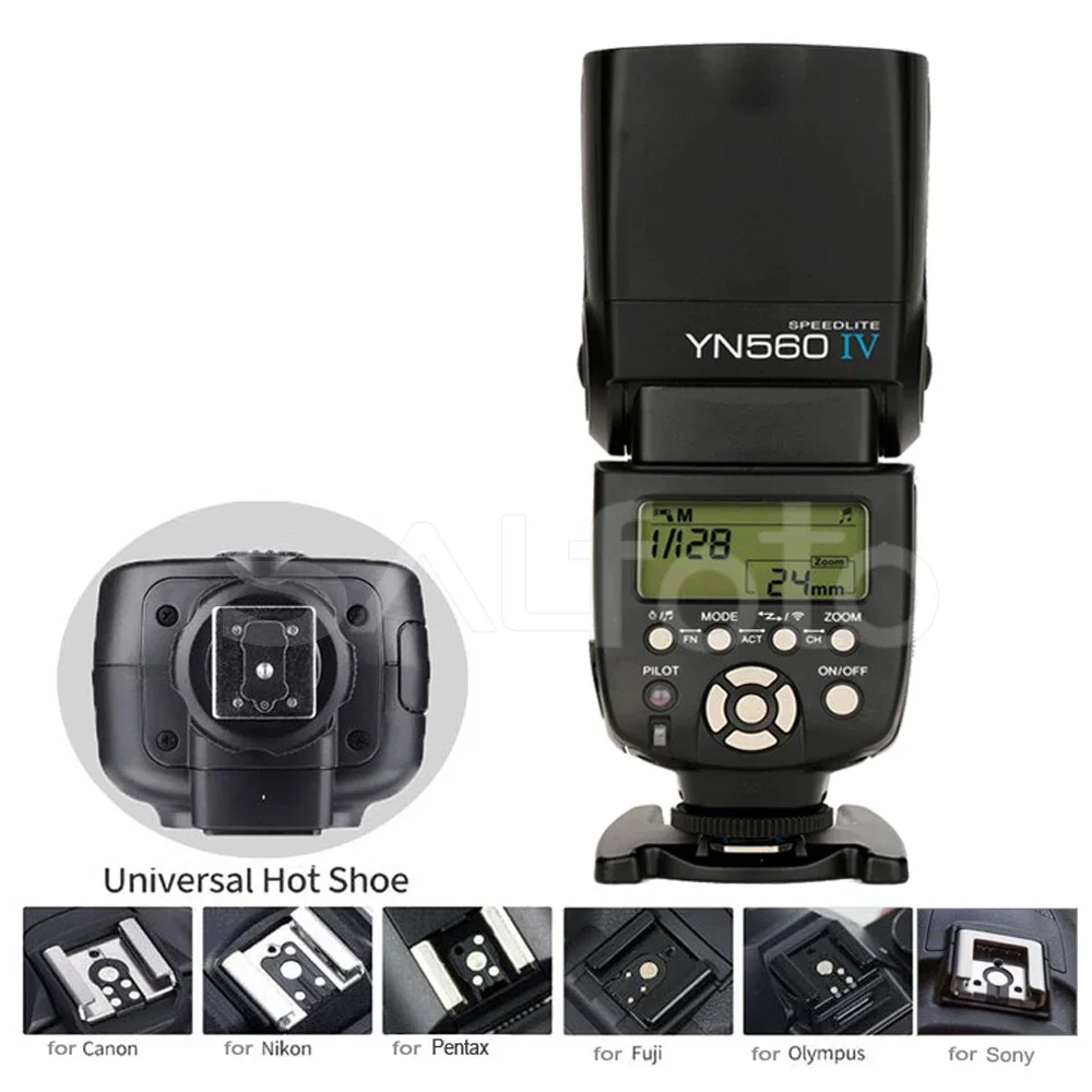 Yongnuo YN560IV Speedlite 2.4G Wireless Radio Master Slave Flash YN560 IV for DSLR Camera Canon Nikon Sony Pentax Olympus Fuji