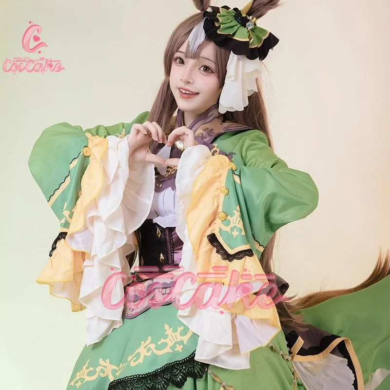 Umamusume Pretty Derby Satono Diamond Cosplay Costume Outfit Uniform Halloween Carnival Suit Dress