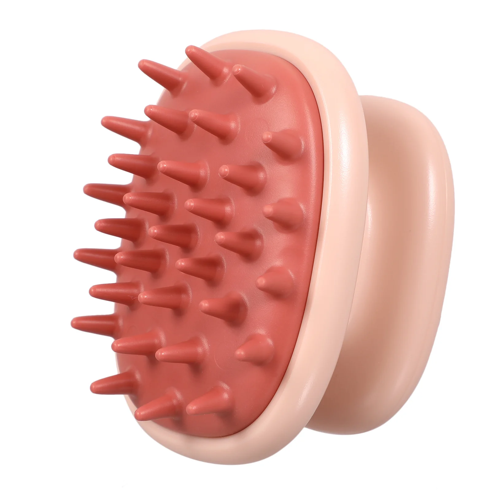 Sikat Mandi Sampo Pemijat Kulit Kepala Rambut Penggunaan Basah Kering Penggosok Sampo Genggam Pembersih Kulit Kepala Penghilang Minyak Merangsang Sirkulasi