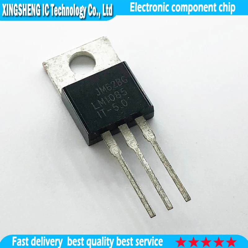 10pcs LM1085IT-5.0 LM1085 regulator TO220 New and original