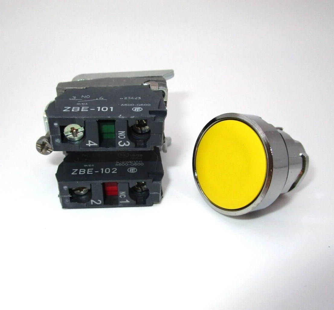 YY   YYXB4BA55 Harmony 22mm YELLOW push button FAST SHIPPING