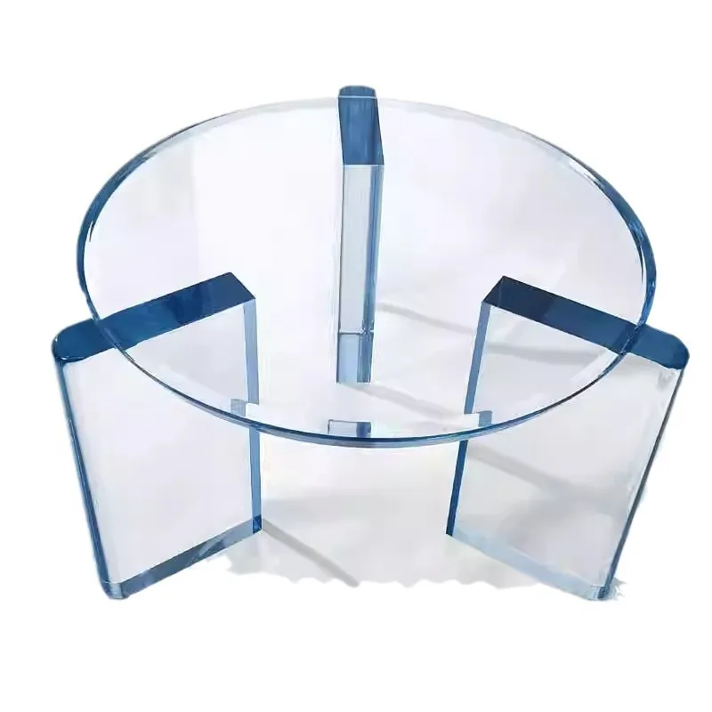 

Acrylic round table creative minimalist fashion light luxury small round table