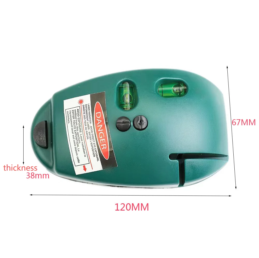 Tragbares 90-Grad-Laser-Nivelliergerät mit hochpräziser Infrarotlinie für den Wandbau und Messwerkzeuge für große Entfernungen