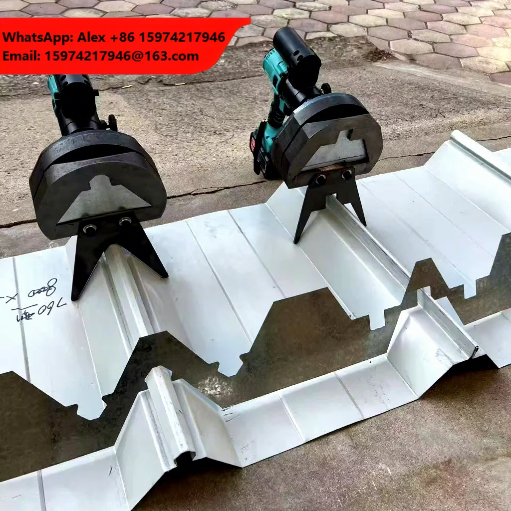 Electric Ridge Cap Cutting Machine Cordless Roofing Cutter Rechargeable Lithium Battery Brushed Motor 18-20V Adjustable Tool