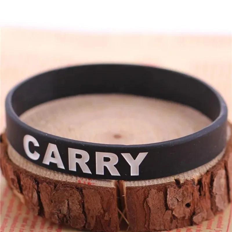 10 pcs/lot DOTA 2 wristband Dota2 OFFLANE SUPPORT SOLO CARRY GANK printed band Game heroes Jewelry