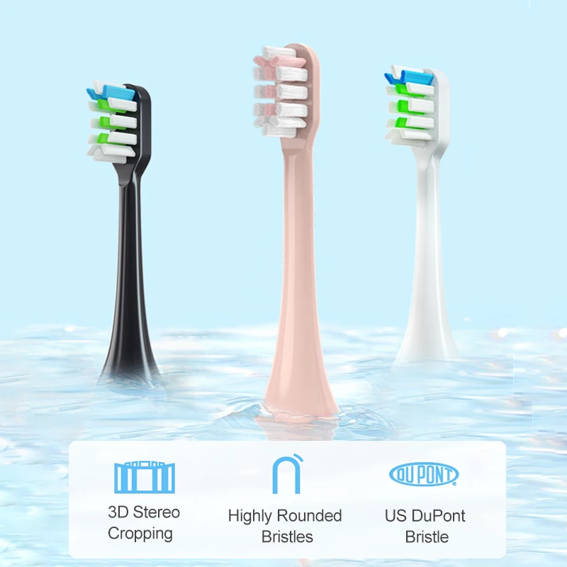 

Replacement Toothbrush Head For SOOCAS Electric Toothbrush X3/X1/X3u/X5/V1/V2/D2/D3 Van Gogh Green Copper Free Bristle Nozzles