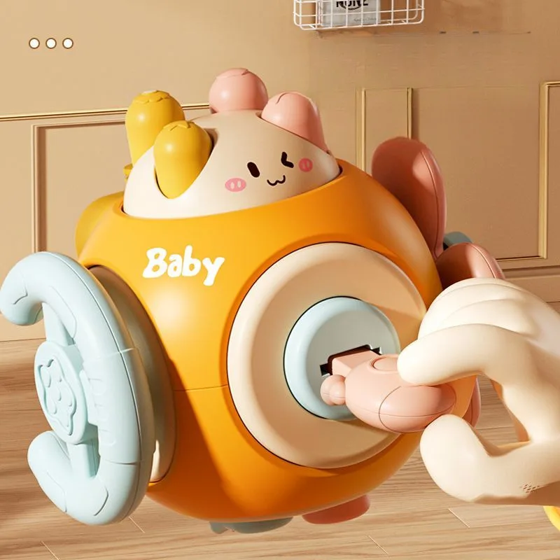 Busy Ball Grasping Toy For Babies 1 2 3 Years Old Montessori Early Education Six Side Activity Cube Sensory Play Toy For Toddler