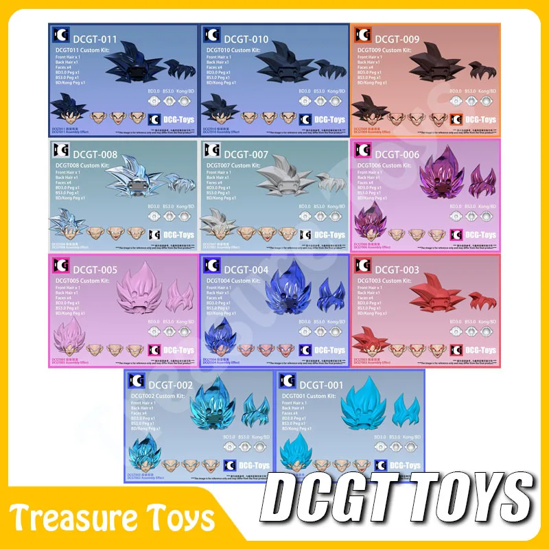 

DCGT Toys Dragon Ball Super Saiyan Ultra Instinct Goku Black Son Goku Zamasu Аксессуары для головы Аниме Фигурки Игрушки Подарки