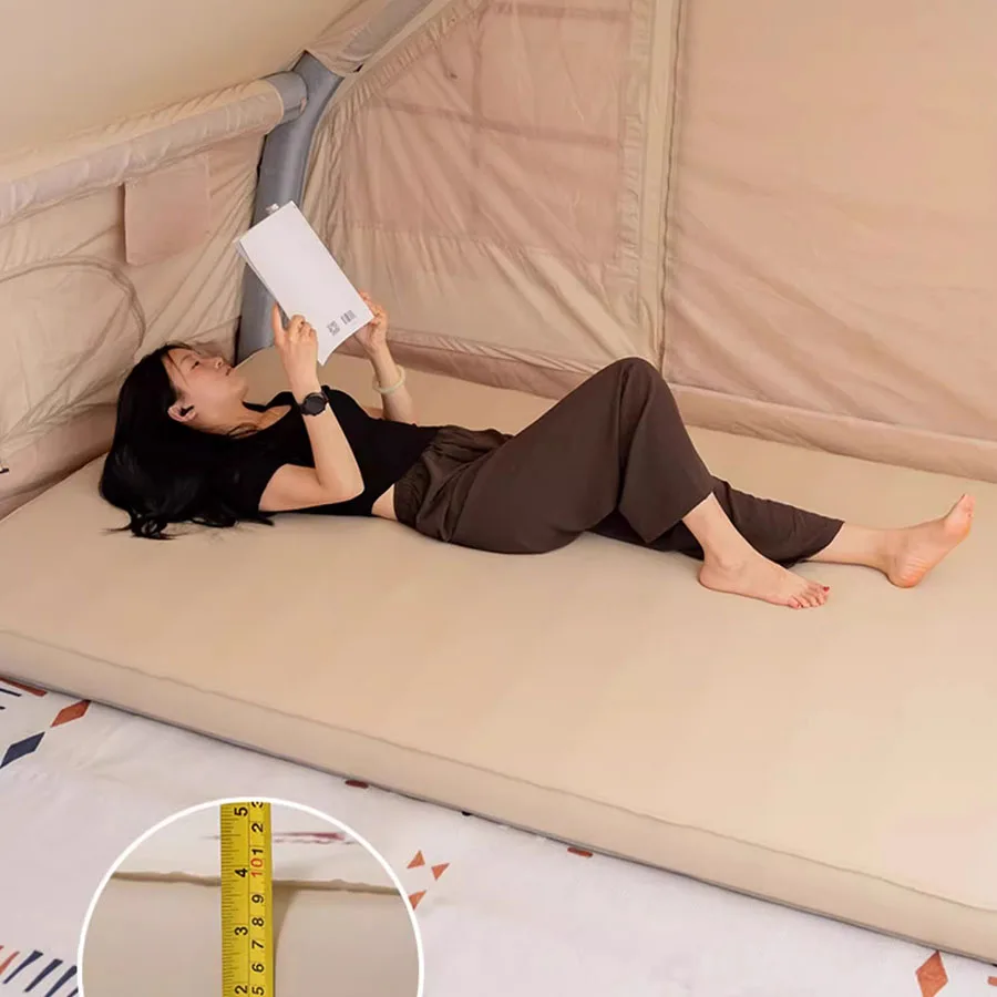 Sofá cama de aire Sexy para adultos y parejas, cama inflable de aire natural para exteriores, plegable, romántico, para acampar, colchón Poltronas, material de campamento