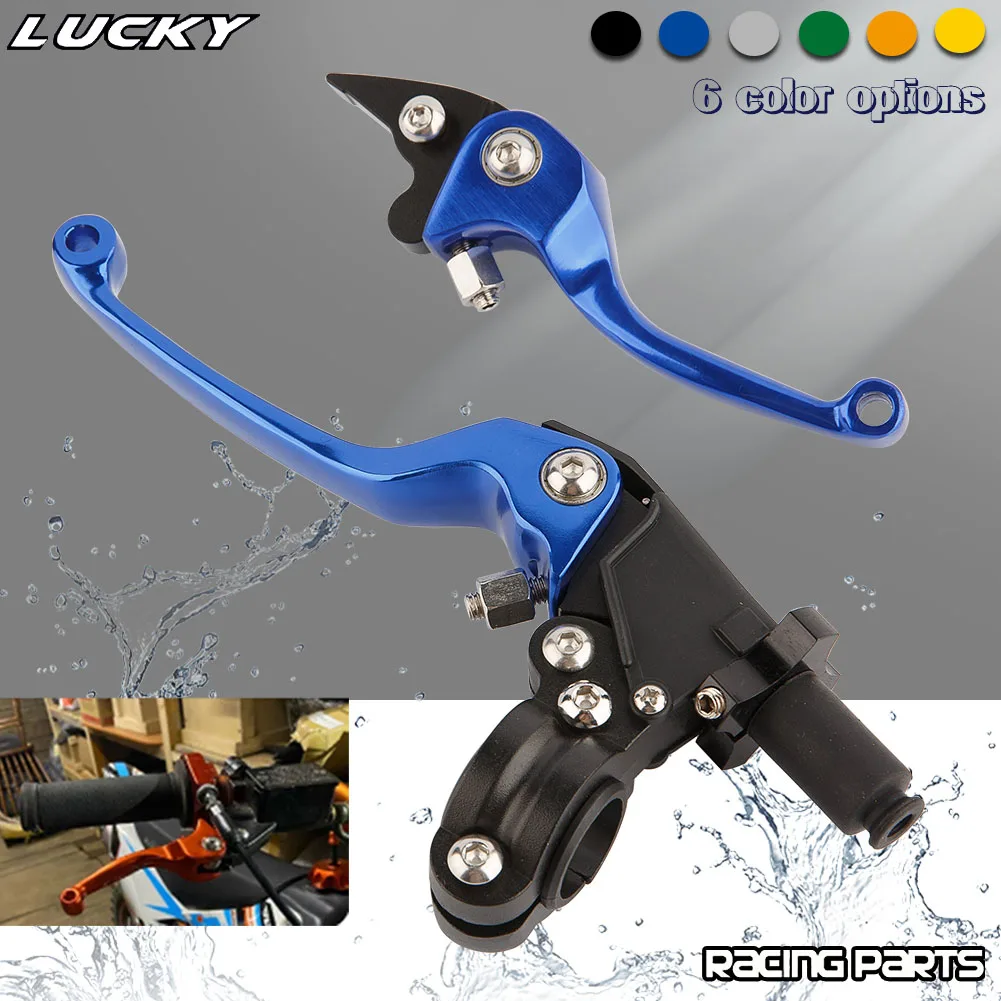 Motorcycle CNC Clutch ASV Folding Brake Clutch Lever Set For KTM Honda Kawasaki Yamaha XR50 Pit Dirt Bike ATV Quad Motocross