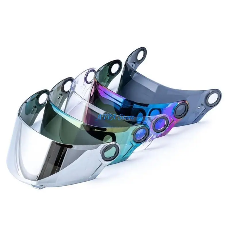 U13C kompatibel für FF805 Sun Visor Vollge Gesicht Sunshield Street Motorräder Helm Wind Sonnenschutzlinse Anti-Scratch