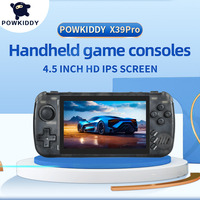 POWKIDDY New X39PRO Retro Handheld Game Console 4.5 Inch 854*480 Screen Portable Players Children's Gifts Support PS1 Emulator