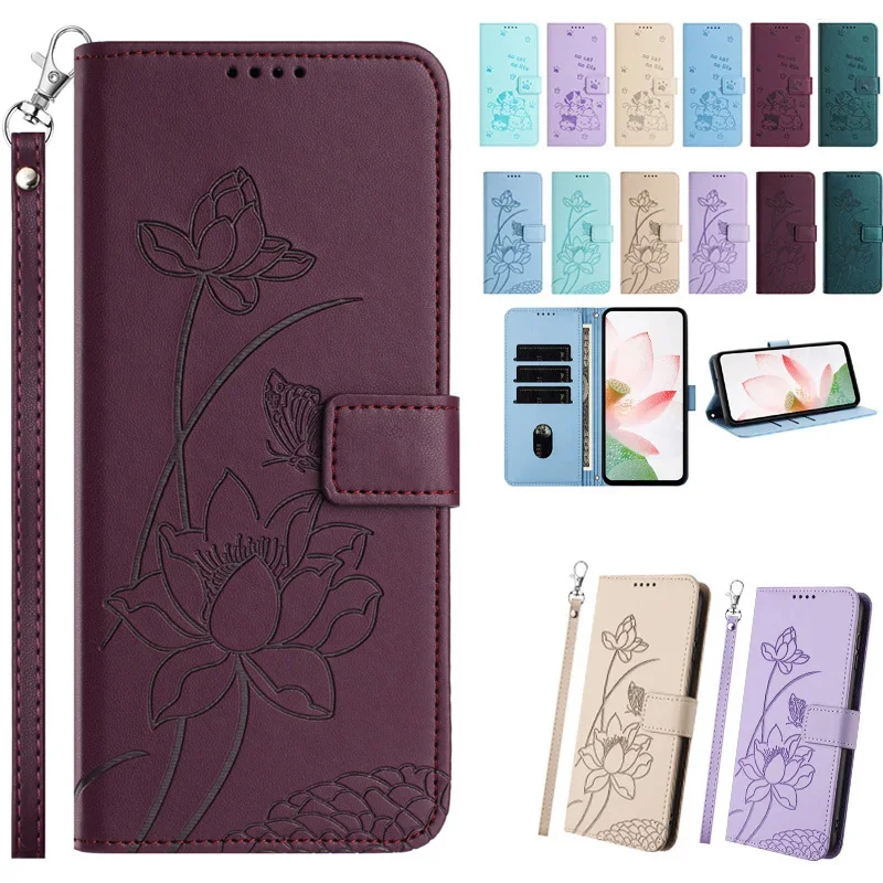 Luxury Flip Leather Case for Samsung Galaxy S26 Ultra S25 Plus Pro A07 A17 A57 A37 Magnetic Book Wallet Card Phone Cover Shell