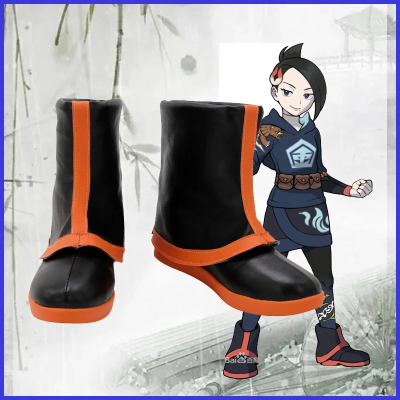 

Pokemen Legends: Arceus Arezu Mai Sabi Cosplay Shoes PU Boots Halloween Cosplay Prop