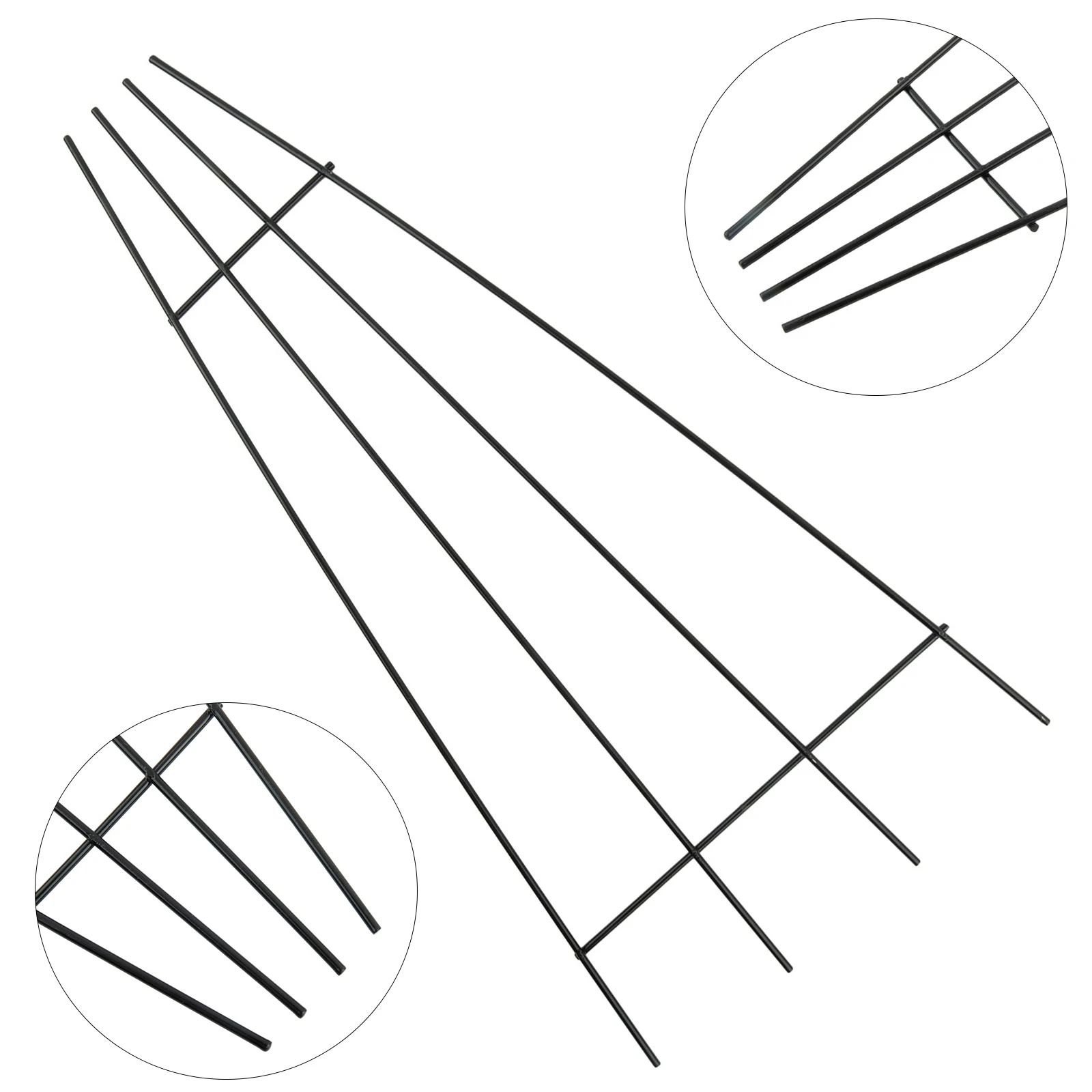 Powder Coated Metal Trellis for Climbing Plants Provides Strong Support for Garden Vines Indoor and Outdoor Flowering Plants