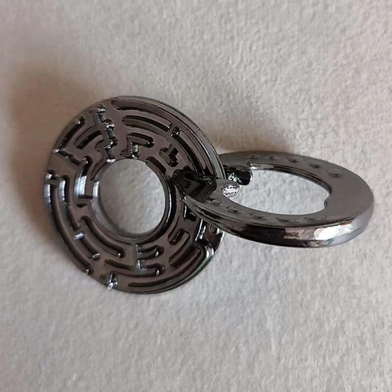 เกมไขปริศนาโลหะ 3 ชิ้น ชุดปลดล็อค ฝึกสมอง แก้ปัญหา สำหรับเด็กและวัยรุ่น ของเล่นเสริมพัฒนาการ