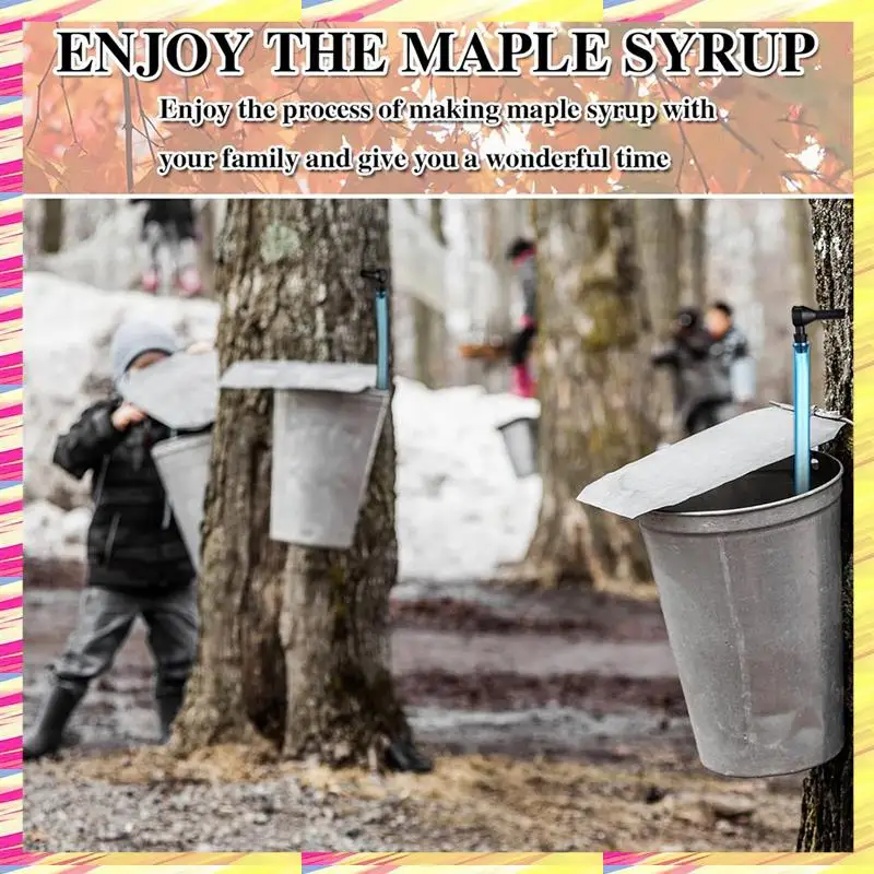 ABJJ Maple Syrup Tapping Kit Maple Tap And Food Grade Dropper Extractor 13 Piece