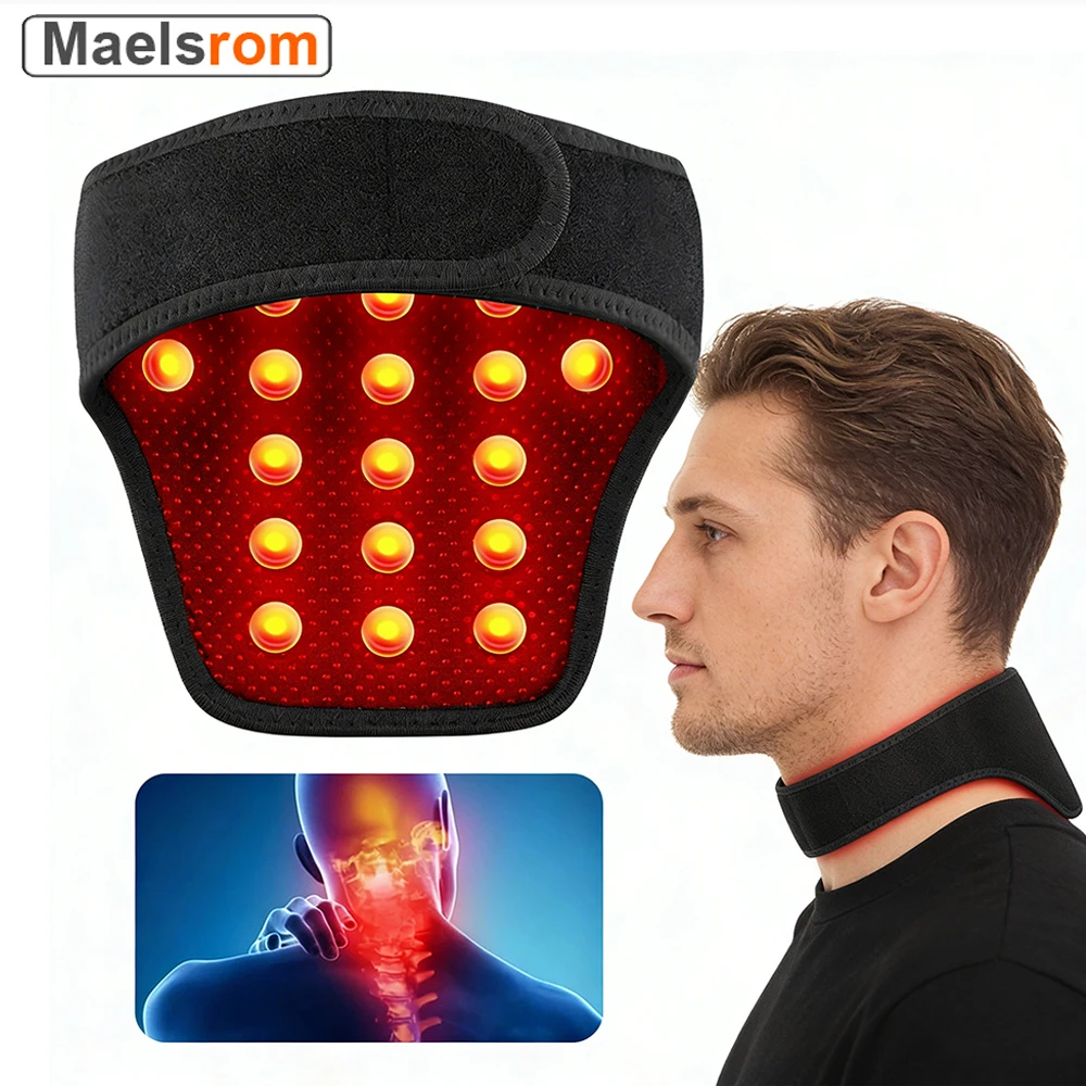 Self-Heating Neck Brace for Neck Pain Relief Neck Spine Support Warm Sleeve with 19 Magnets Health Magnetic Therapy Hot Compress