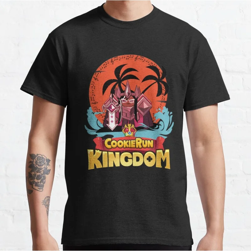 

Music Palm dark cacao Cookie Run Kingdom game anime graphic t shirts Adult All size S-6XL tops