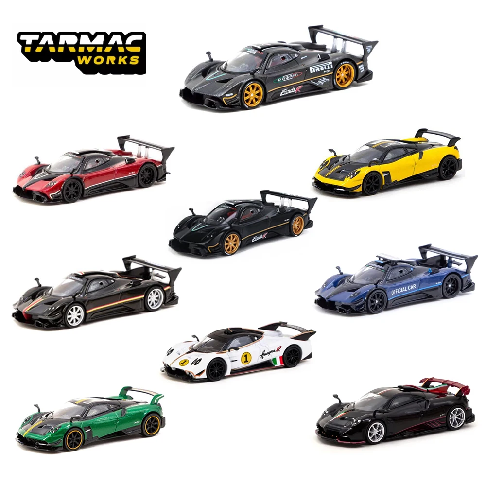 

Tarmac Works TW 1:64 Pagani Huayra Zonda Revolucion Imola Alloy DieCast Car Model Collection Ornaments Christmas Gift Toys