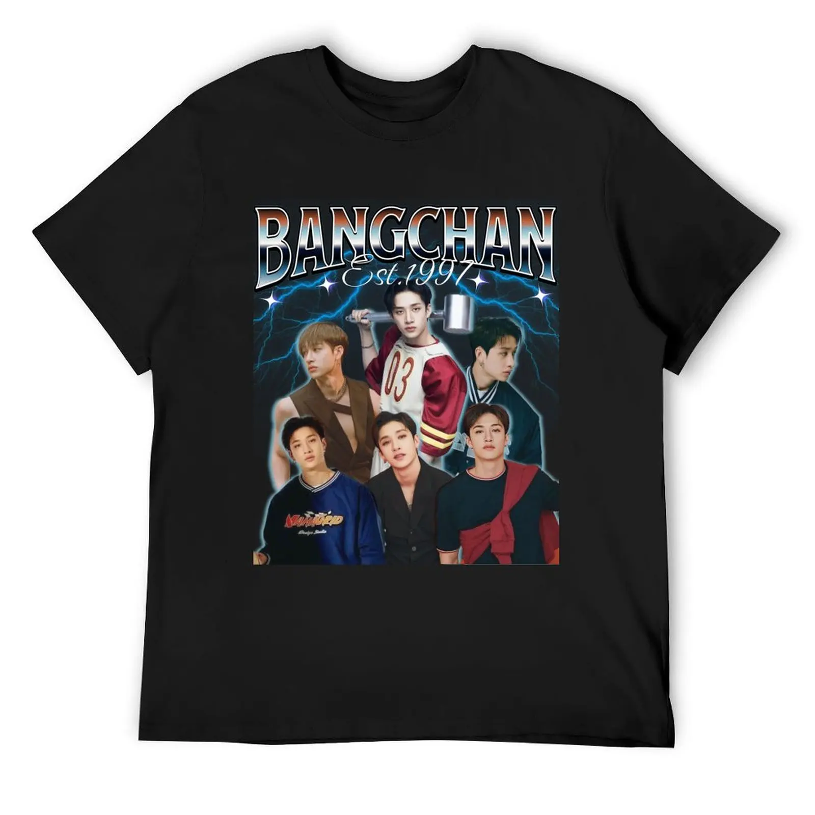 

Bangchan 90s T-Shirt plus sizes tees quick-drying street wear t shirts for men graphic