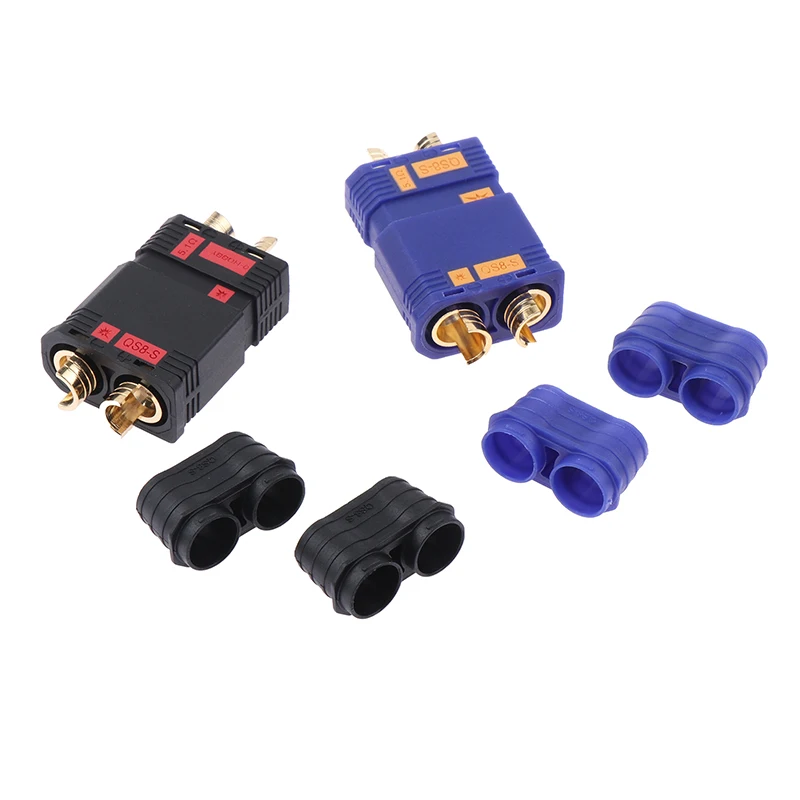 QS8-S Heavy Duty Battery Connector Anti-Spark Gold Connector Large Power Plug for RC Plant Protection Drone Car Model