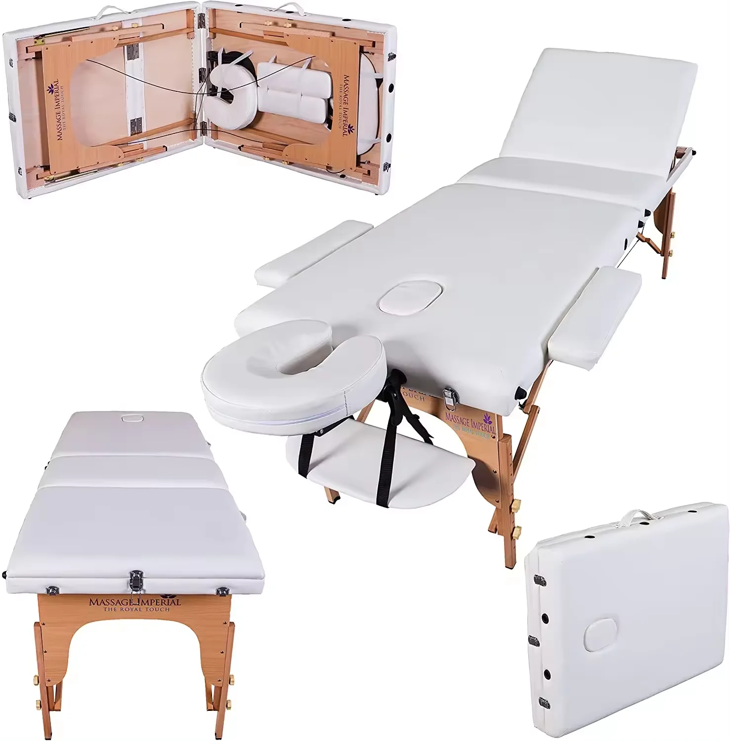 China Professional Cheap Price Foldable Portable Adjustable Folding Massage Bed Spa Facial Lash Bed Massage Bed for Sale