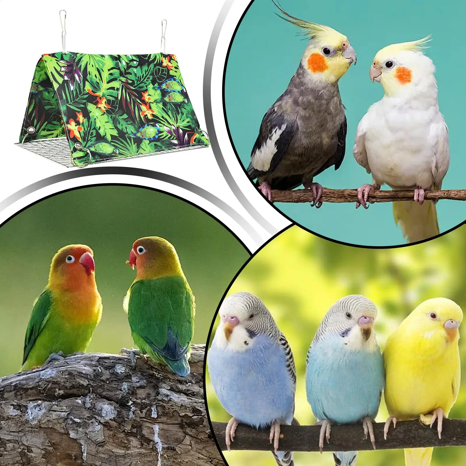Parrot Bed Bird Hut… - image
