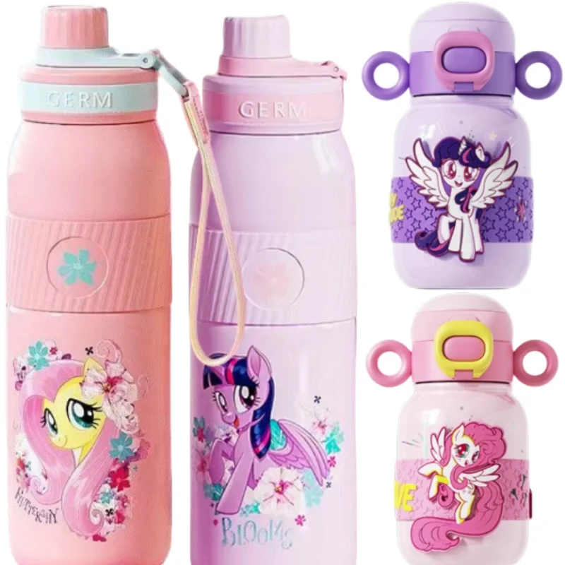 

Official Authorization My Little Pony Insulated Cup Student Straw Cup Keep The Kettle Warm and Cold Stainless 500ml Steel Gifts
