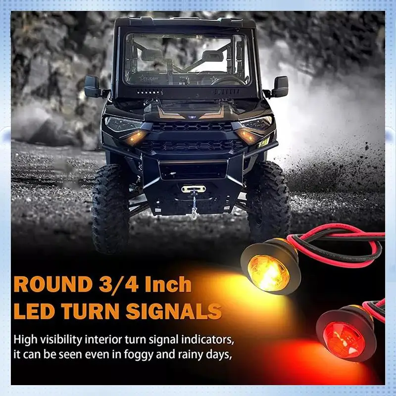 

A51K-Motorcycle Universal Rocker Switch Turn Signal Kit Horn Flasher Relay Kit For SXS UTV ATV Dirt Bike Polaris Kawasaki