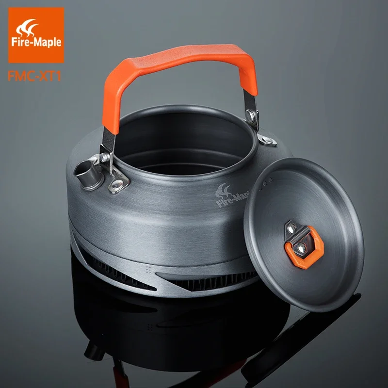 Ogień Maple Outdoor Camping naczynia wymiennik ciepła kolektor garnek 1.3L czajnik 0.7L czajniczek sztućce na piknik FMC-XT1/FMC-XT2