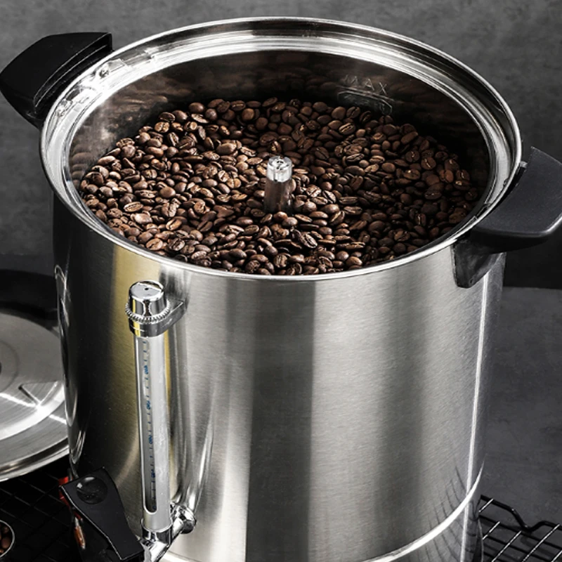 커피 버킷 스테인레스 스틸 가정용 상업용 더블 레이어 304 자동 기계 차
