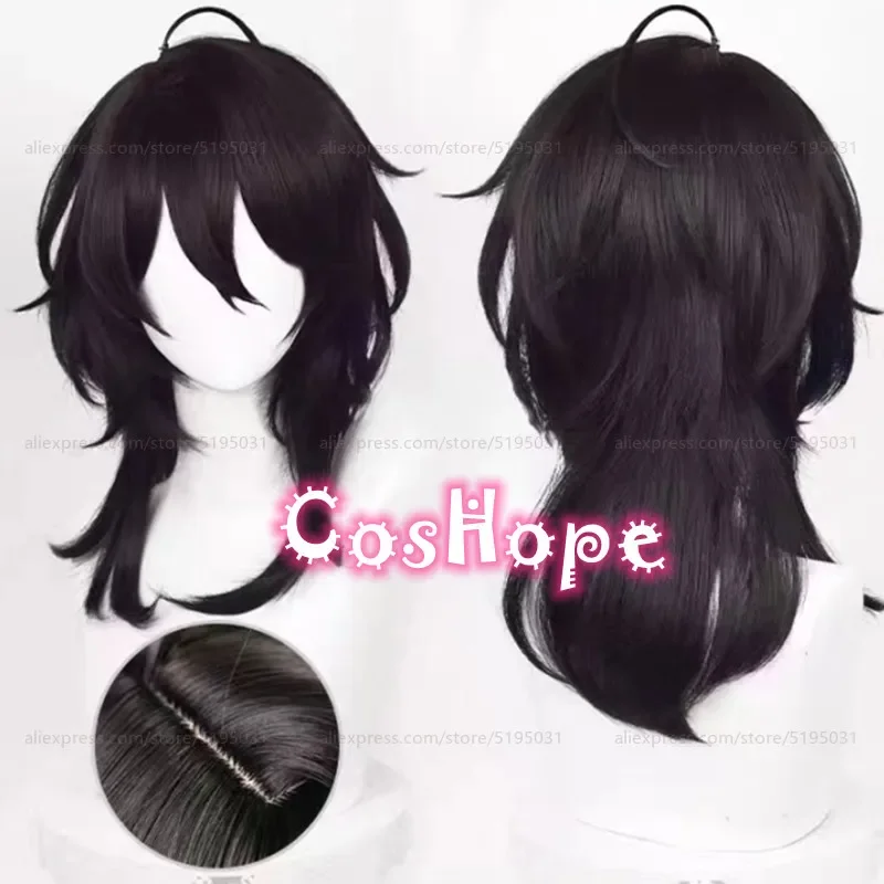 Sakuma Rei Cosplay Wig 40cm Black Wig Cosplay Anime Cosplay Wigs Heat Resistant Synthetic Wigs Halloween