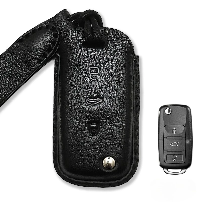 

Подходит для Volkswagen Santana Tiguan Phideon Leathert, чехол для дистанционного ключа автомобиля, простой стиль на выбор, от лучшей защиты