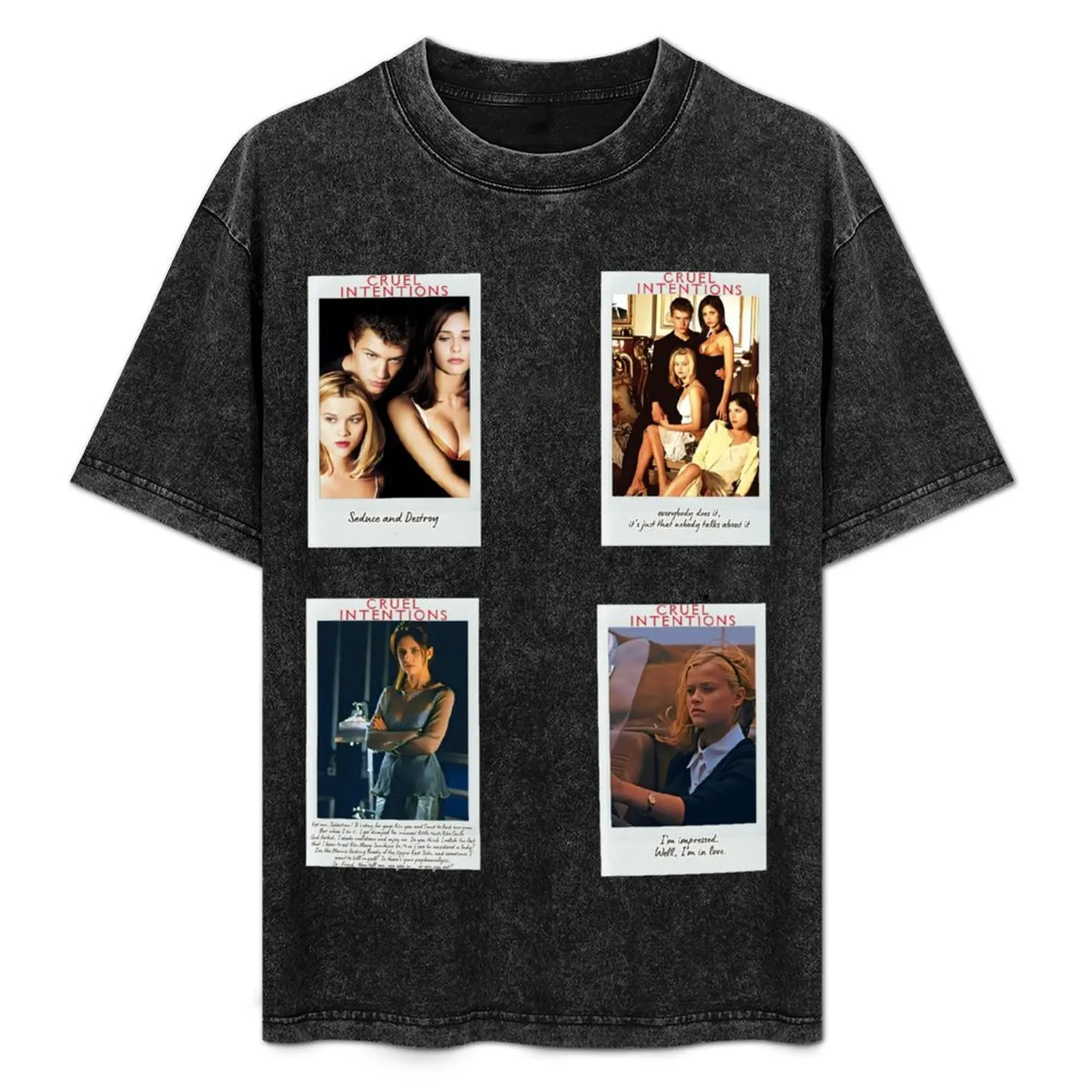 Cruel Intentions Sticker Set / T Shirt T-Shirt hippie clothes for a boy summer tops man t shirt Men's t-shirt