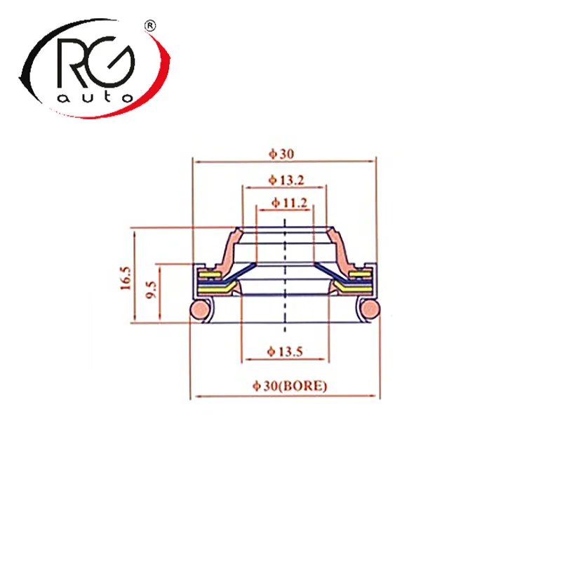 ND 10PA15C/10PA17C/10PA20C,DKDCV11A,DANSO 10PA15/10PA17  car compressor LIP TYPE  oil seal R134a,compressor